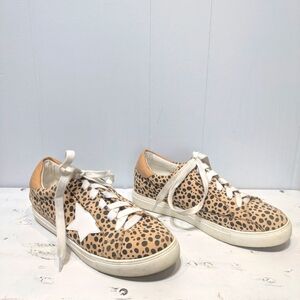 Lets See Style Leopard Sneakers Size 8.5